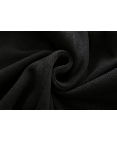 Hanxiulin Men's Jogging Suit - Casual Hooded Zipper Training Sweat Jacket | Sports Clothing for Running & Leisure - Black XXL - Buy Online on GoSupps.com