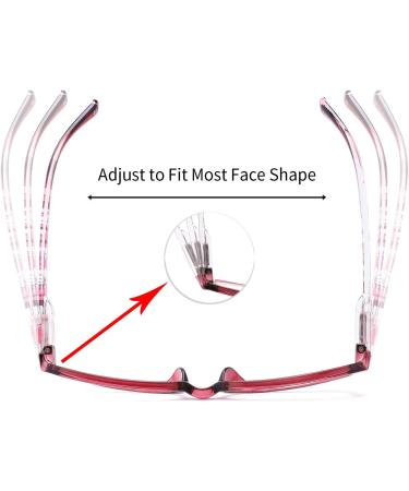 IVNUOYI 6 Pack Blue Light Blocking Reading Glasses for Women - Anti Glare UV Eyeglasses - Fashion Ladies Spring Hinge Readers - Mix Color 2.5 x - Buy Online on GoSupps.com