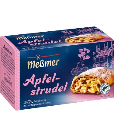Meßmer Apple Strudel | 18 tea bags | Vegan | Gluten-free | Lactose-free Apple Strudel 18 tea bags - Buy Online on GoSupps.com