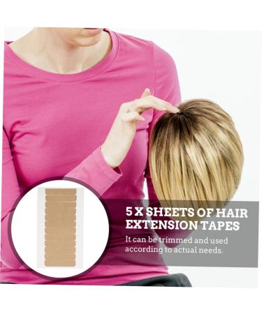 minkissy 6 Sheets Double-sided Tape Hair Bands Hair Ribbon Toupee Wig Double Sided Tape Replacement Tape for Hair Extensions Tape for Extensions Tape Replacement Adhesive Suite Kraft Paper - Buy Online on GoSupps.com
