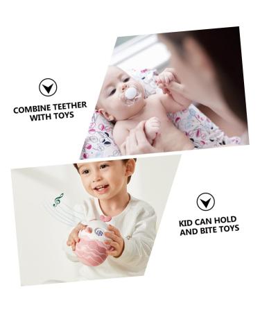 iFundom 2 Pcs Soothing Toys Set - Infant Cup Teether & Teething Rattles in Pink | Safe & Fun for Babies - Buy Online on GoSupps.com