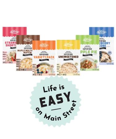 Bakery On Main Gluten-Free Instant Oatmeal - Vegan Maple Multigrain Muffin (6 Pack) | Non-GMO - Buy Online on GoSupps.com