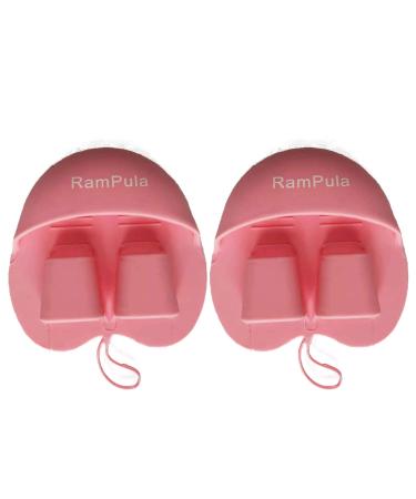 RamPula Soft Silicone Facial Cleansing Brush Handheld Mat Scrubber Face Exfoliating Massage Pore Nose Scrubber Pad Removing Blackhead Wash Sponge Face Scrub Scrubby for All Skin Types
