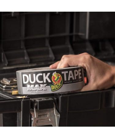 Duck Brand Max Strength Duct Tape  Silver  1-Roll Pack  1.88 Inch x 45 Yards  240201 1-Pack  1.88 Inch x 45 Yard - Buy Online on GoSupps.com
