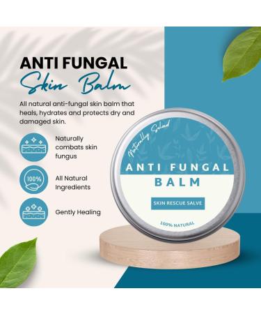 Naturally Solved Antifungal Skin Balm 50 ml. Soothing moisturising relief for fungal conditions cracked heels dry skin eczema and dermatitis - Buy Online on GoSupps.com