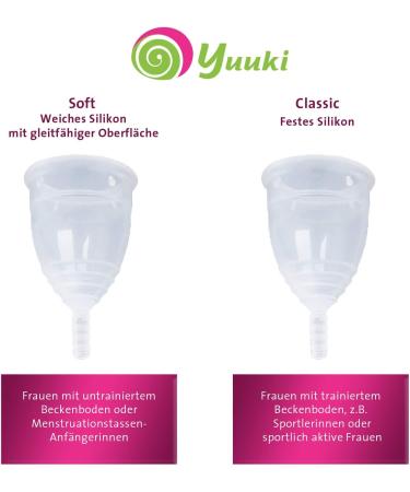 Menstrual Cup Yuuki Soft L - Medical Silicone Includes Box | Buy Internationally - Buy Online on GoSupps.com