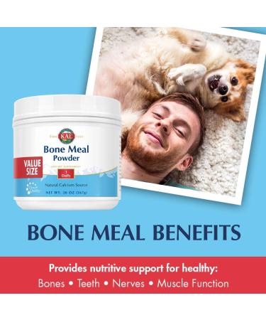 KAL Bone Meal Powder - Sterilized Edible Supplement for Bones, Teeth & Muscles - 20oz Pack - Buy Online on GoSupps.com