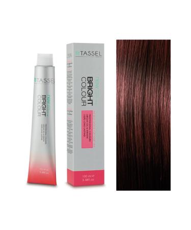 56 Light Brown Red Color with argan oil and keratin 100 ml Tassel