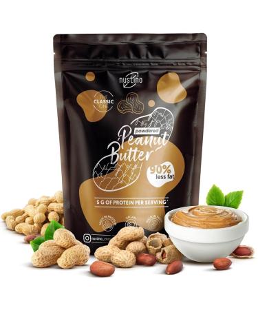 Nustino Classic - Peanut Butter Powder 400g | Degreased Peanut Butter | Healthy Snack | Peanut Cream Powder | Peanuts Salt &
