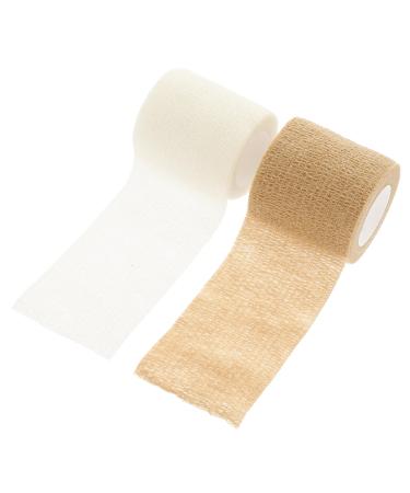 LALAFINA 12 Rolls Athletic Tape Foot wrap Knee wrap Leg wrap Sports Tape Athletic wrap for Ankle Tape Foot Tape for Wounds Calf Non-Woven Fabric Scarf