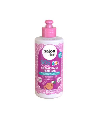Salon Line - Linha Tratamento (SOS Cachos Kids) - Creme para Pentear 300 Ml - (Salon Line - Treatment (Kids SOS Curls) Collection - Combing Cream 10.14 Fl Oz)