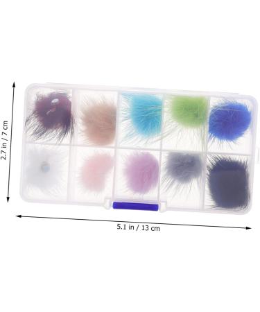 Ipetboom Nail Art 1 Box Nail Set 3d Velvet Fur Ball Suit Manicure Nail Supplies 13X7CM As Shown - Buy Online on GoSupps.com