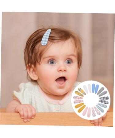 TOYANDONA 50 Pairs Fabric Bang Side Clip Kids Headdress Baby Tiara Barrette for Kids Girls Headdress Barrette for Girls Wire Wall Grid Girls Tiara Floral Headpiece Hair Toddler Bobby - Buy Online on GoSupps.com