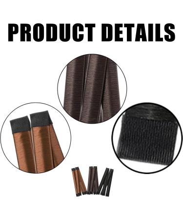 6-Piece Hair Bun Maker Set for Easy French Twist Bun - Black, Dark Coffee, Light Coffee - Perfect Bun Tool for Girls and Women - Buy Online on GoSupps.com