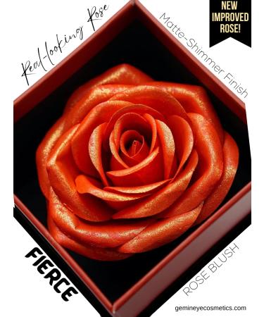 GEM.IN.EYE Cosmetics Blush & Bloom Love Edition Fierce 3D Silk Rose Blush on Powder - Buy Online on GoSupps.com