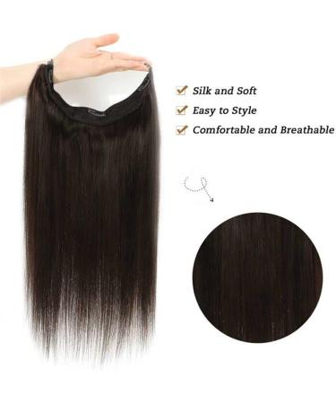 Hair Extensions Invisible Wire Hair Extensions 1 Piece Fish Line Human Hair Extension With Clip Brazilian Straight Natural Remy Hair Clip In Hairpiece For Women Hair Pieces(20 INCHES) 20 INCHES Color 1B - Buy Online on GoSupps.com