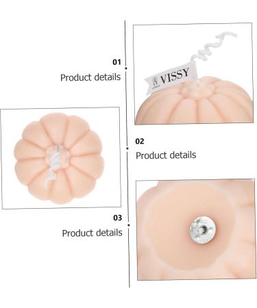 Pumpkin Scented Tea Light Candles - Halloween Decor & Wedding Souvenir | 1 7X7X4.5CM - Buy Online on GoSupps.com