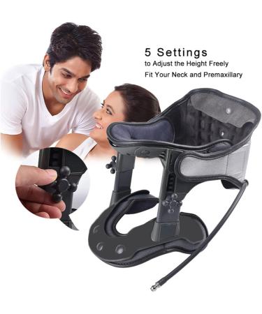 Adjustable Inflatable Neck Support - Breathable Relief for Neck Pain at Home | Easy-to-Wear & Non-Humid Design - Buy Online on GoSupps.com