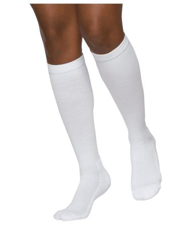 Sigvaris Men  s Motion Cushioned Cotton 360 Closed Toe Calf-High Socks 20-30mmHg