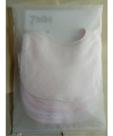Baby Boys Girls Double Layer Cotton Bandana Drool Bibs (7 Pieces) - Soft Absorbent Drooling Bibs in White - Buy Online on GoSupps.com