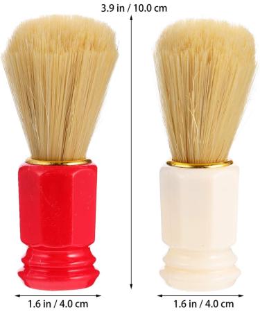 Frcolor 3-Piece Bart Razor Brush Set - Manual Hair Razor with Stand for Men | Black Red White - Ultimate Grooming Tool for Barbers and Home Use - Buy Online on GoSupps.com