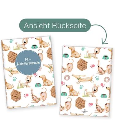 Wilhelm Fell Case for EU Pet ID Card | Personalized Gift for Dog Owners | Protective Cover for Pet ID (Rocky) - Buy Online on GoSupps.com