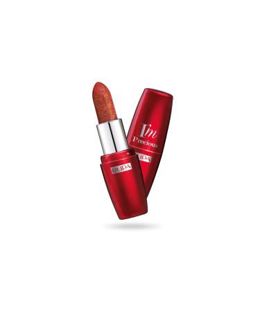 Pupa I'm Precious Lipstick Glitter Lipstick 001 Red Jewel