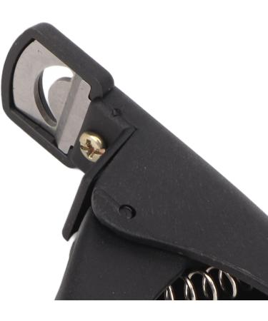 Nail Tip Cutter Stainless Steel DIY Portable False Nail Tip Clipper Adjustable for Round Nail(Black) - Buy Online on GoSupps.com