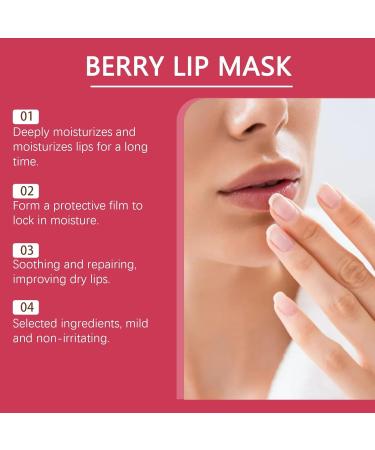 Hydrating Overnight Lip Mask Soothes Dry Lips Locks In Moisture And Delivers Deep Overnight Nourishment(4pcs) - Buy Online on GoSupps.com