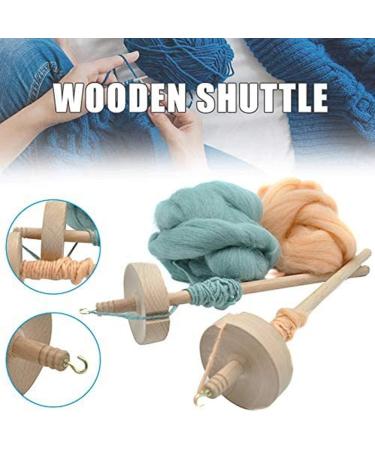Ranen 2Pcs Drop Spindle for Spinning Yarn - Handcrafted Wooden Tool for Beginners | Spin Top Whorl Drop Spindle - Buy Online on GoSupps.com