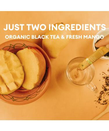 Cusa Mango Black Tea | Organic Instant Tea Packets with Real Fruit & Spices | 10 Single Servings | Hot or Iced Tea | Premium Quality - Buy Online on GoSupps.com