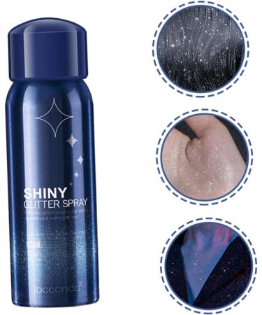 FOMIYES 2pcs Spray Hair Glitter & Body Highlighter - Shimmering Makeup for All Skin Types | International Shipping - Buy Online on GoSupps.com