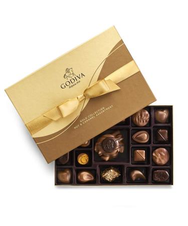 Godiva Chocolatier Gift Box, Nut & Caramel, 19 pc. Nut Caramel - 19pc.
