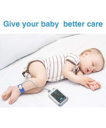 Buy Wellue Checkme Lite Plus Heart Monitor - Portable EKG & Pulse Oximeter for Infants | Fast 20s Monitoring Bluetooth iOS & Android App - Buy Online on GoSupps.com