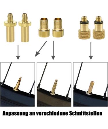 16 Piece Professional Bicycle Valve Adapter Set | French Valve & All Valve Compatibility | Includes Sorting Box - Buy Online on GoSupps.com