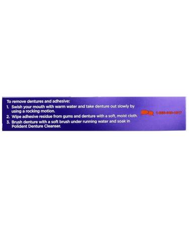 Super Poligrip Comfort Seal Denture Adhesive Strips - 40 Count | Best International Shipping - Buy Online on GoSupps.com