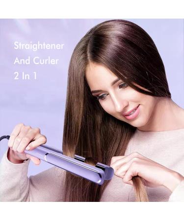 Professional Salon Hair Straightener Flat Iron for Thick Curly Hair - Anti-Scald & Affordable - Perfect Gifts for Women & Friends (Purple - Buy Online on GoSupps.com