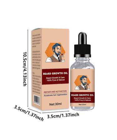 Natural Beard Oil for Men | Mustache & Hair Growth | 30ml Higyee Moisturizing Beard Oil - Buy Online on GoSupps.com