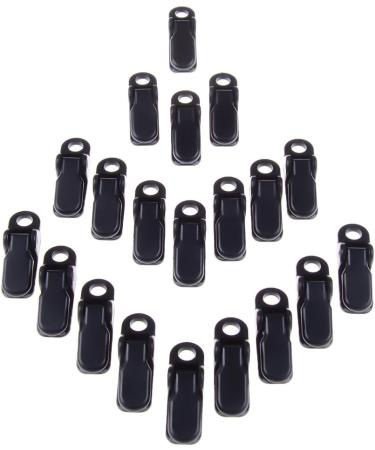 Warmshine 20 Pack Small Clamp Tarp Awning Clips Set - Black Trap Clips for Camping & Outdoors - Buy Online on GoSupps.com