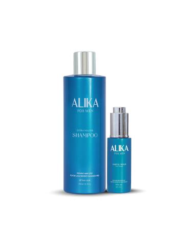 ALIKA Combo Shampoo And Serum Set Hair Growth For Men Grow Gorgeous Hair Growth Hair Loss Treatments Suitable For Dry Oily Normal Scalp