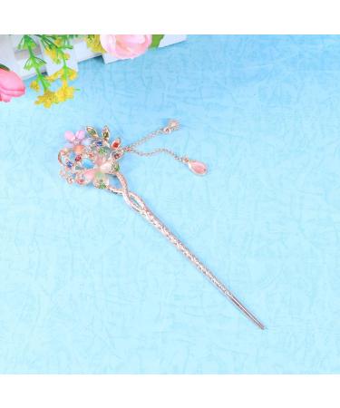Chinese Hair Chopsticks Vintage Retro Hair Stick Flower Hair Decoration Ancient Hair Clip Birthday Valentines Day for Woman - Buy Online on GoSupps.com