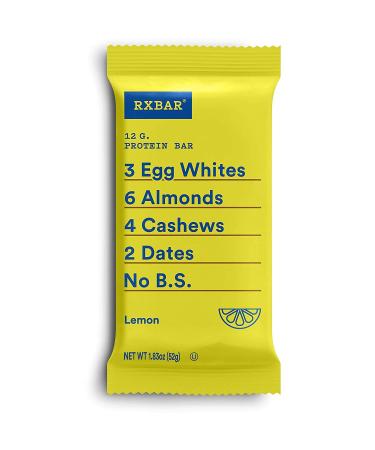 RXBAR Protein Bar Lemon 12 Bars 1.83 oz (52 g) Each