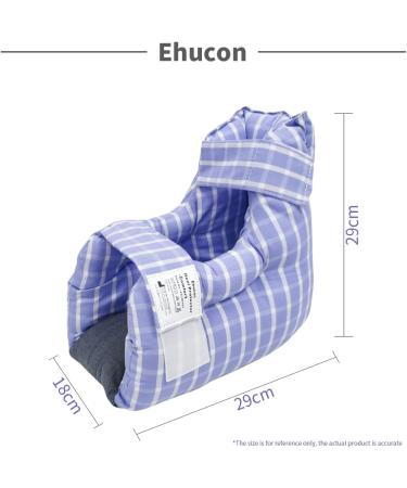 Ehucon Heel Protector Bed Sore Cushion for Pressure Sores | Foot Pillow for Bedridden Patients | Ankle Heel Protectors for Pain - Qty 1pc Checkers Lavender - Buy Online on GoSupps.com