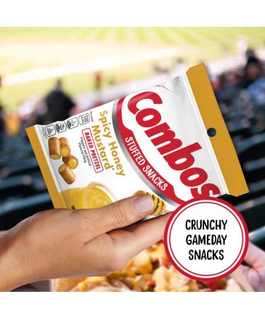 Combos Spicy Honey Mustard Pretzel Baked Snacks 6.3 oz - Pack of 12 - Buy Online on GoSupps.com