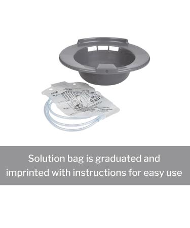 McKesson Sitz Bath with 2000 mL Bag - Plastic, Graphite - 500 mL Increments - 1 Count - Buy Online on GoSupps.com