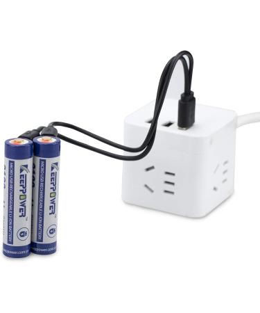 Buy Keeppower 16650 Li-ion Battery P1621U - 3.6V 2100mAh USB Rechargeable Flashlight Battery (2 Pack) | International Shipping Available - Buy Online on GoSupps.com