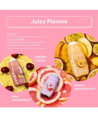 Juizy WoW Sugar-Free Beverage Syrup - 16 x 65ml Pink Grapefruit | Zero Calories Vegan Natural Drink Concentrate - Buy Online on GoSupps.com