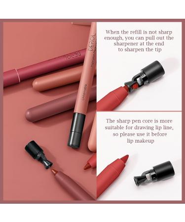 Long Lasting Waterproof Matte Lip Liner Pencil - High Pigmented, Non-Dry, Non-Fade - UP TO 12 HOURS - Professional Lip Makeup for Women (03# WHISPER) - Buy Online on GoSupps.com