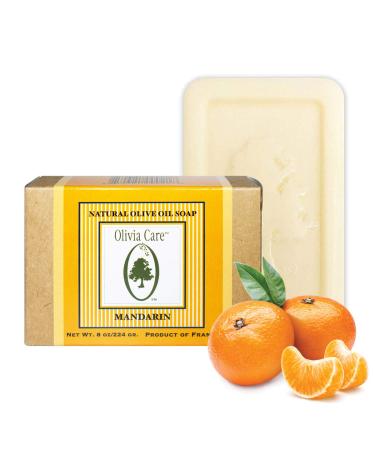 Olivia Care Premium Mandarin Bath & Body Bar Soap | Organic Vegan Natural | Moisturizing Olive Oil | Vitamin C for Sensitive Skin | 8 OZ (4 Pack) - Made in USA - Buy Online on GoSupps.com