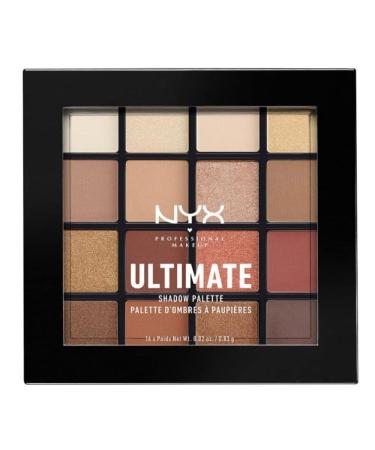 NYX PROFESSIONAL MAKEUP Ultimate Shadow Palette #warm neutrals 16 x 0.8g
